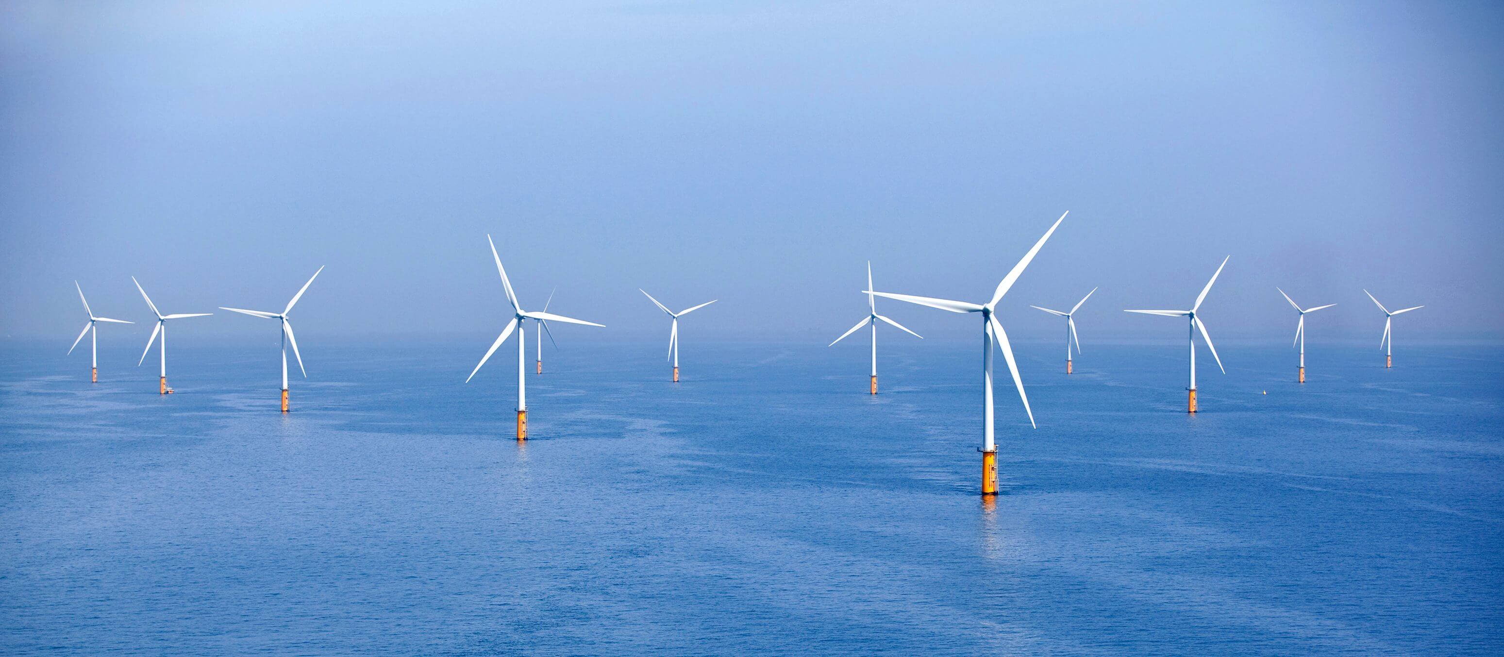 An Array of Wind Turbines