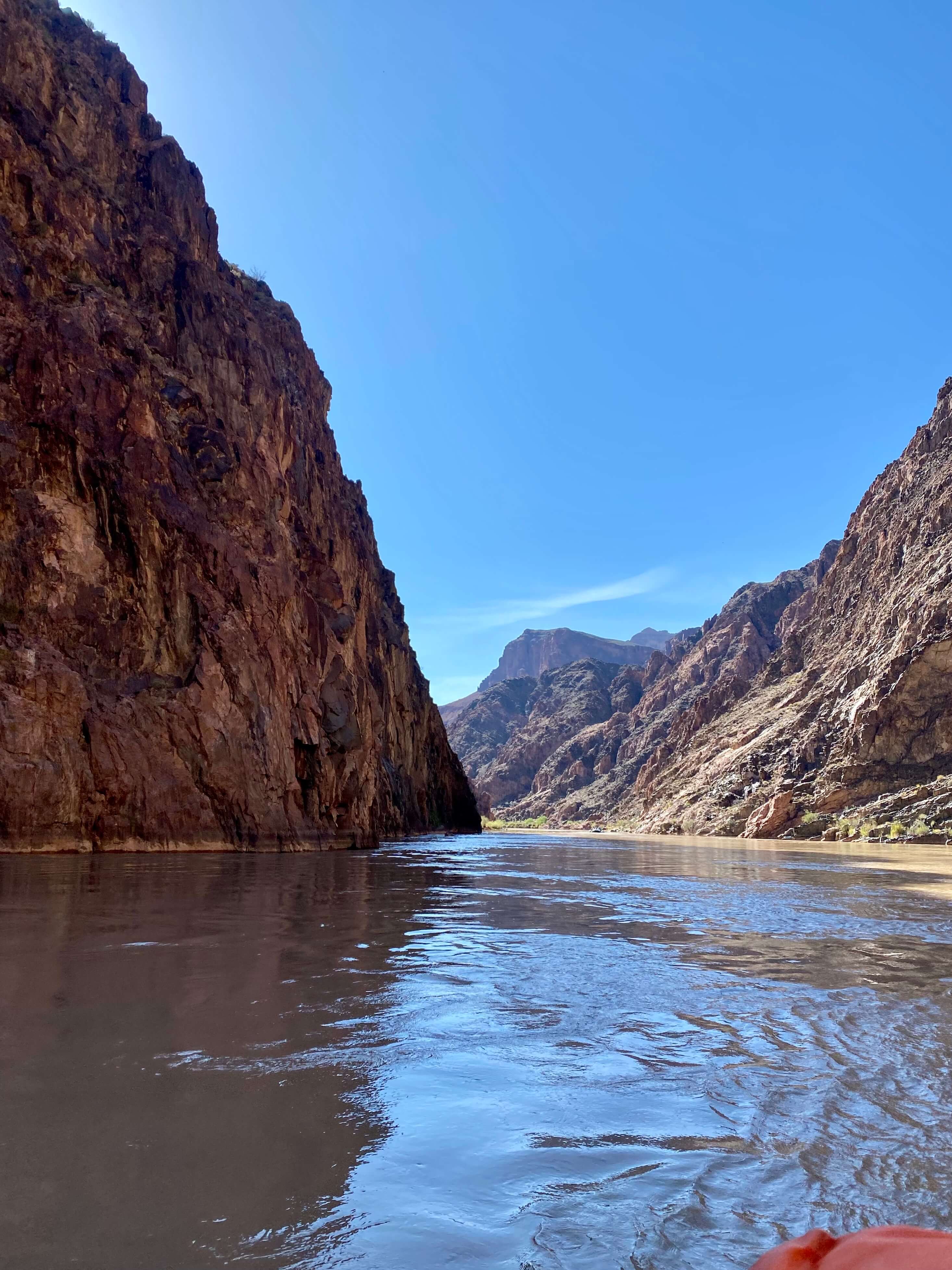 Looking downriver in canyon